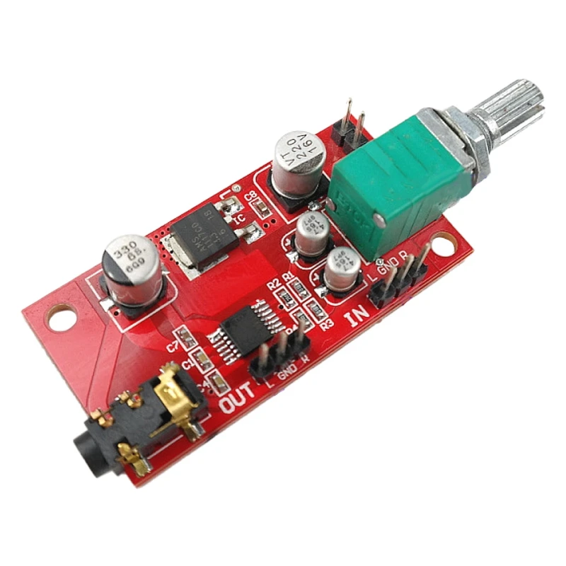 Headphone Amplifier Board MAX4410 Miniature Amp Can Be Used As a Preamplifier Instead of NE5532
Headphone Amplifier Board MAX4410 Miniature Amp Can Be Used As a Preamplifier Instead of NE5532