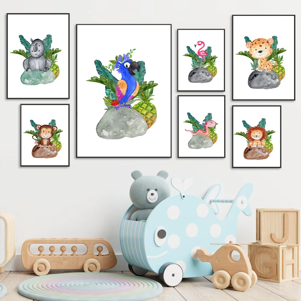 Lion Monkey Elephant Tiger Flamingo Snake Animal Poster Leaf Stone Canvas Painting Nordic Wall Art Print Nursery Baby Room Decor
Lion Monkey Elephant Tiger Flamingo Snake Animal Poster Leaf Stone Canvas Painting Nordic Wall Art Print Nursery Baby Room Decor
