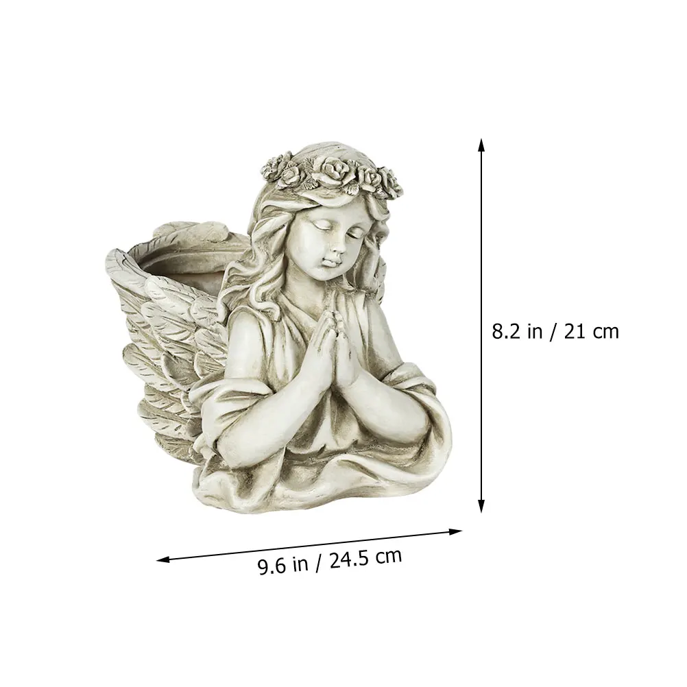 European Style Garden Decoration Angel Flower Pot Cartoon Fairy Shaped Flower Pot Delicate Succulent Plant Container Home Decor
European Style Garden Decoration Angel Flower Pot Cartoon Fairy Shaped Flower Pot Delicate Succulent Plant Container Home Decor