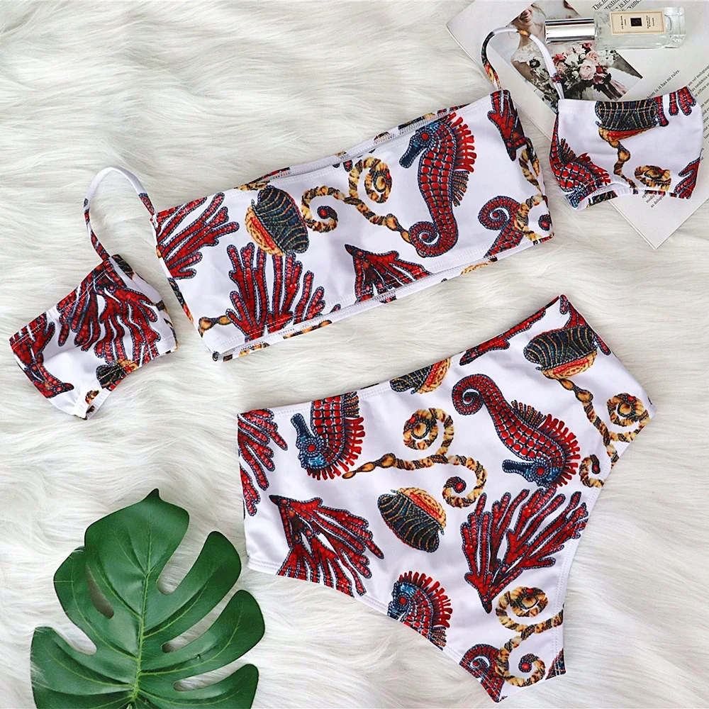 2021 Hot Bikini Ocean Series Printed Split Swimsuit Sexy Sleeve High Waist Swimsuit micro plus size womens brazil swimwear
2021 Hot Bikini Ocean Series Printed Split Swimsuit Sexy Sleeve High Waist Swimsuit micro plus size womens brazil swimwear