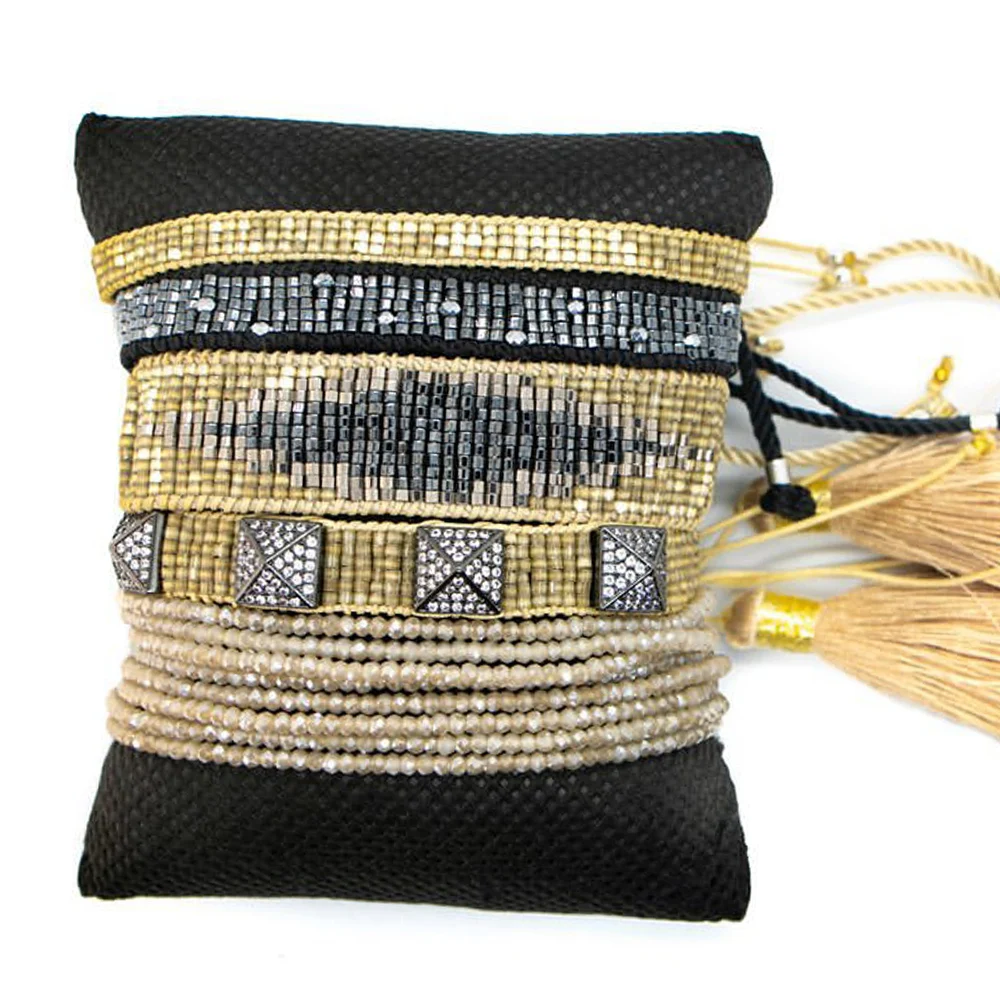 Go2boho 2021 Miyuki Bracelet Femme Adjustable Bead Jewelry Multilayer Crystal Bead Pulsera Tassel Jewellery Winter Bracelets
Go2boho 2021 Miyuki Bracelet Femme Adjustable Bead Jewelry Multilayer Crystal Bead Pulsera Tassel Jewellery Winter Bracelets