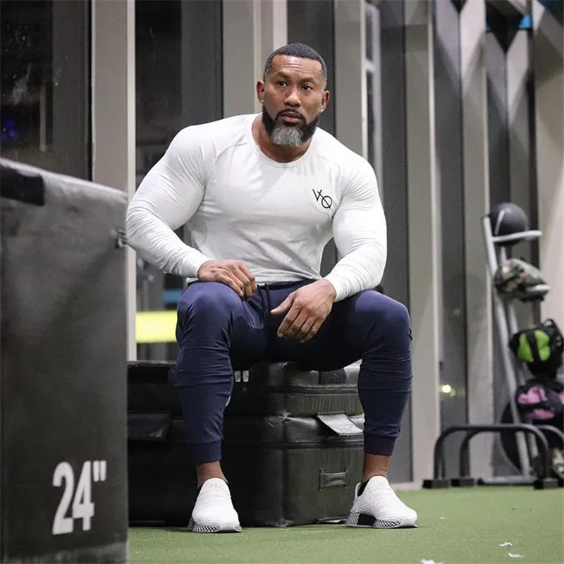 Autumn fashion men's sportswear tight-fitting stretch quick-drying long-sleeved T-shirt fitness men's clothing
Autumn fashion men's sportswear tight-fitting stretch quick-drying long-sleeved T-shirt fitness men's clothing