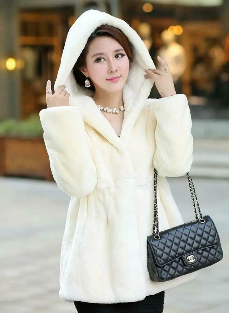 S-6XL New Winter Women Mid Long Fur Coat Faux Mink Fur Jacket Hooded Outwear
S-6XL New Winter Women Mid Long Fur Coat Faux Mink Fur Jacket Hooded Outwear