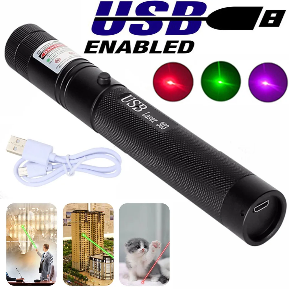 Уличный высокомощный 532нм зеленый/красный/фиолетовый лазер USB303 указка ручной перезаряжаемый регулируемый фокус, ультра-дальний радиационн...
Уличный высокомощный 532нм зеленый/красный/фиолетовый лазер USB303 указка ручной перезаряжаемый регулируемый фокус, ультра-дальний радиационн...