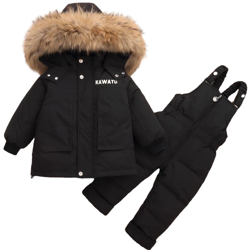 -30 Degree Baby Jumpsuit Winter Jacket Down Children Clothing Sets Thicken Real Fur Collar Boys Girls Snowsuit Kids Suit 1-3Yrs
-30 Degree Baby Jumpsuit Winter Jacket Down Children Clothing Sets Thicken Real Fur Collar Boys Girls Snowsuit Kids Suit 1-3Yrs