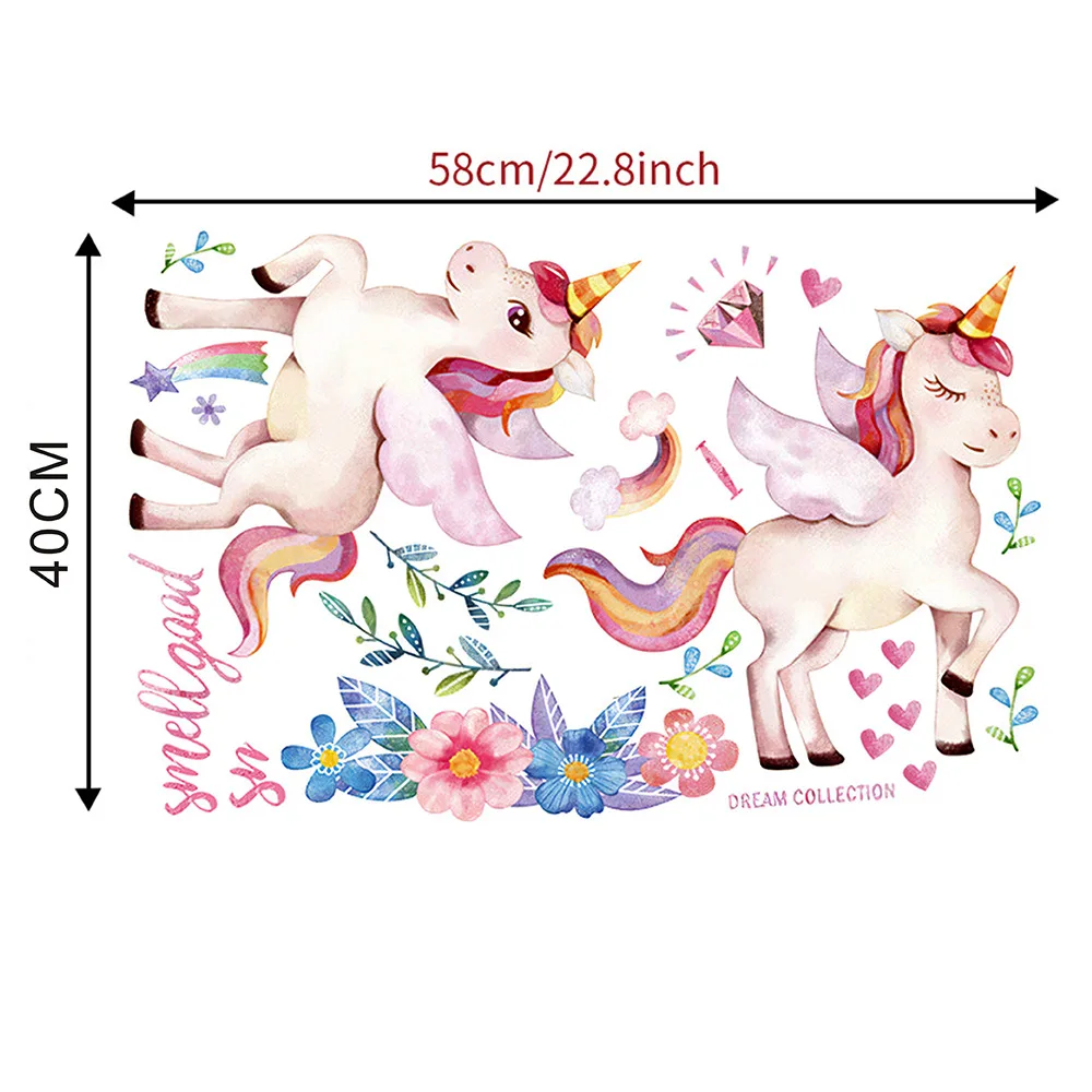 Cartoon Unicorn Wall Stickers For Kids Room Decor Girls Bedroom Decoration Posters Cute Animals Wallpaper Stickers On The Wall
Cartoon Unicorn Wall Stickers For Kids Room Decor Girls Bedroom Decoration Posters Cute Animals Wallpaper Stickers On The Wall