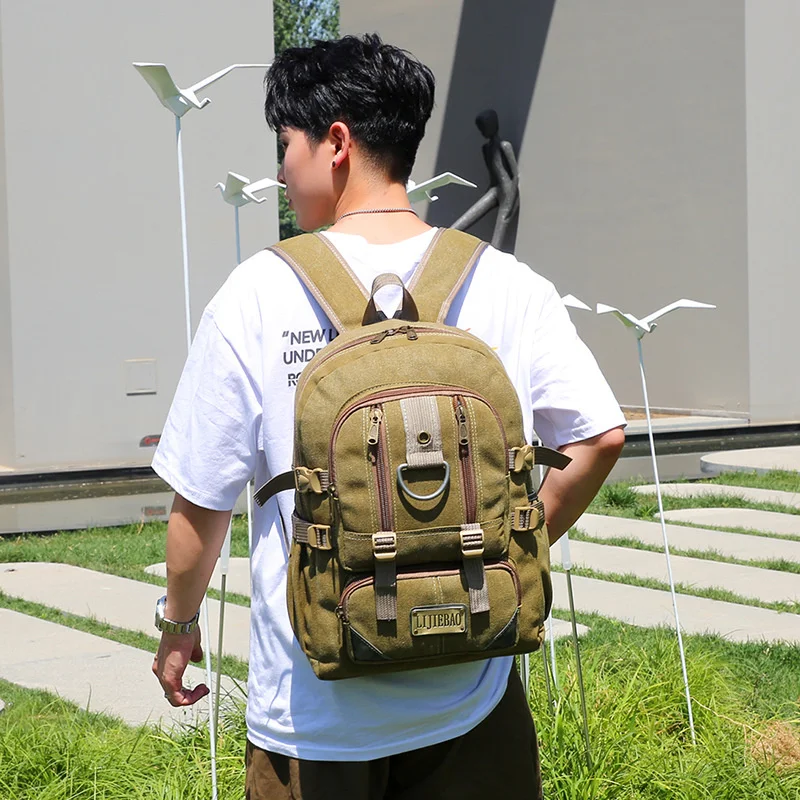 Men Canvas Backpack Fashion Mele Back Packs Anti Theft Laptop Bags Large Capacity School Bag for Teenage Boys Shoulder Bagpack 
Men Canvas Backpack Fashion Mele Back Packs Anti Theft Laptop Bags Large Capacity School Bag for Teenage Boys Shoulder Bagpack