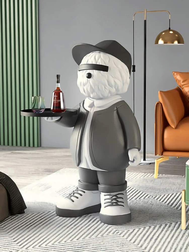 Welcome cartoon bear living room decoration large floor tray home accessories TV cabinet porch housewarming gifts
Welcome cartoon bear living room decoration large floor tray home accessories TV cabinet porch housewarming gifts