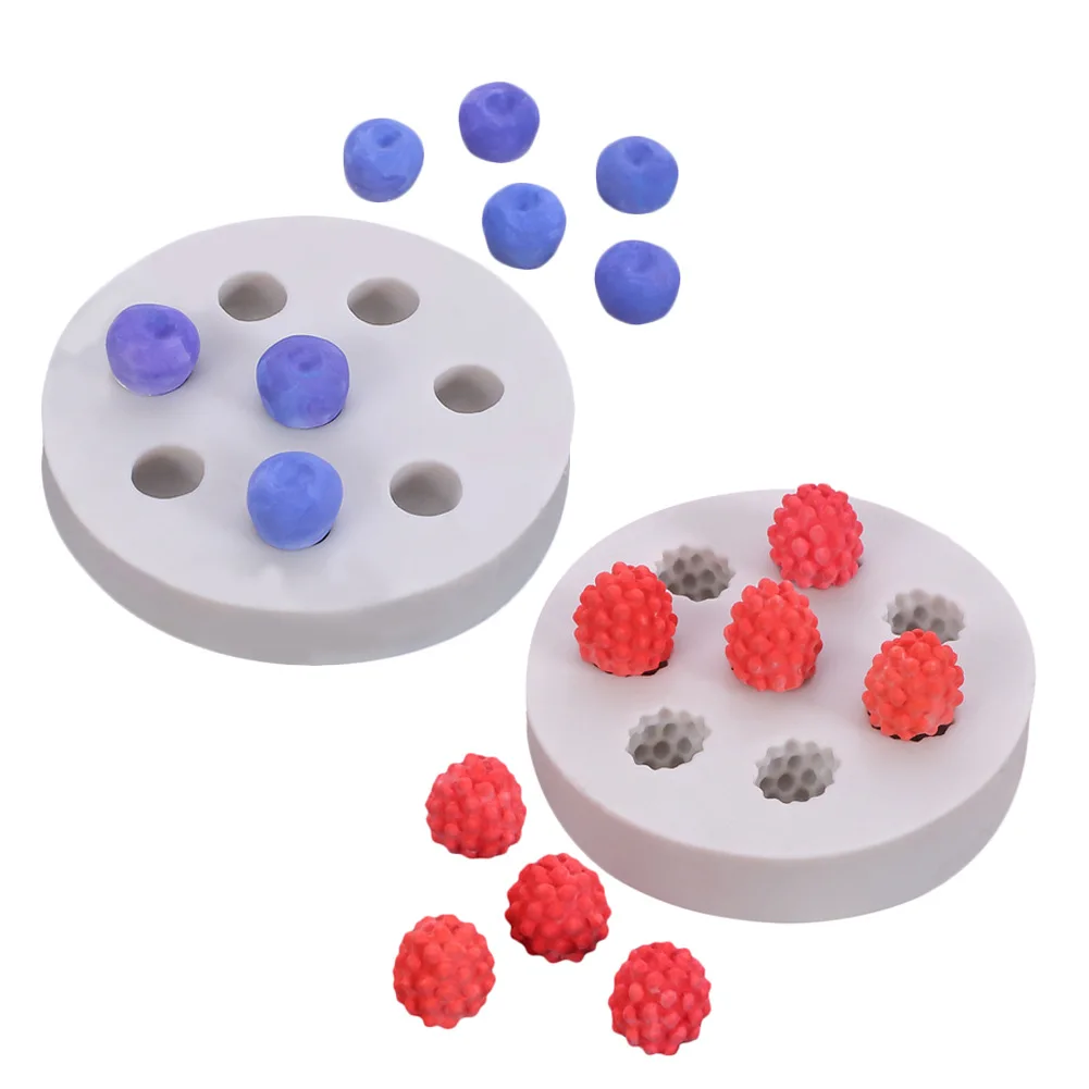Three-dimensional Blueberry Raspberry Silicone Mold DIY Chocolate Pastry Baking Fondant Cake Decoration Tool Round (Color: Grey)
Three-dimensional Blueberry Raspberry Silicone Mold DIY Chocolate Pastry Baking Fondant Cake Decoration Tool Round (Color: Grey)