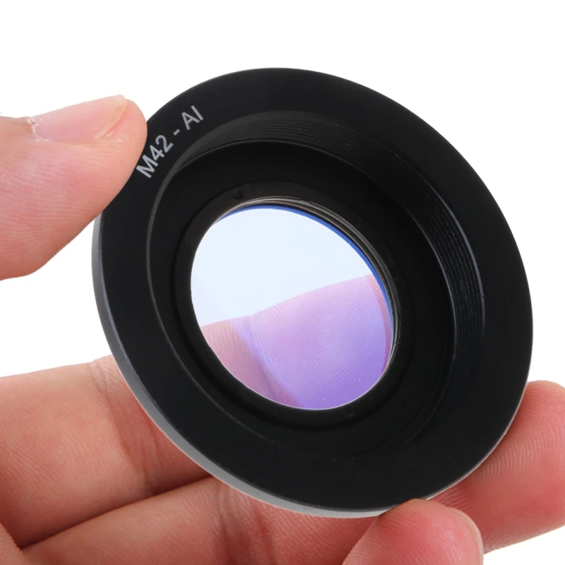 594F M42 Lens to for nikon AI Mount Camera Adapter Ring with Infinity Focus Glass Kit
594F M42 Lens to for nikon AI Mount Camera Adapter Ring with Infinity Focus Glass Kit