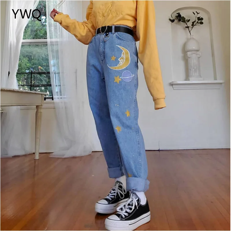 High Waist Printed Jeans For Women Cargo Pants PATTERN Straight Various Patterns Boyfriend Mom Baggy Jeans Full Length Trousers
High Waist Printed Jeans For Women Cargo Pants PATTERN Straight Various Patterns Boyfriend Mom Baggy Jeans Full Length Trousers