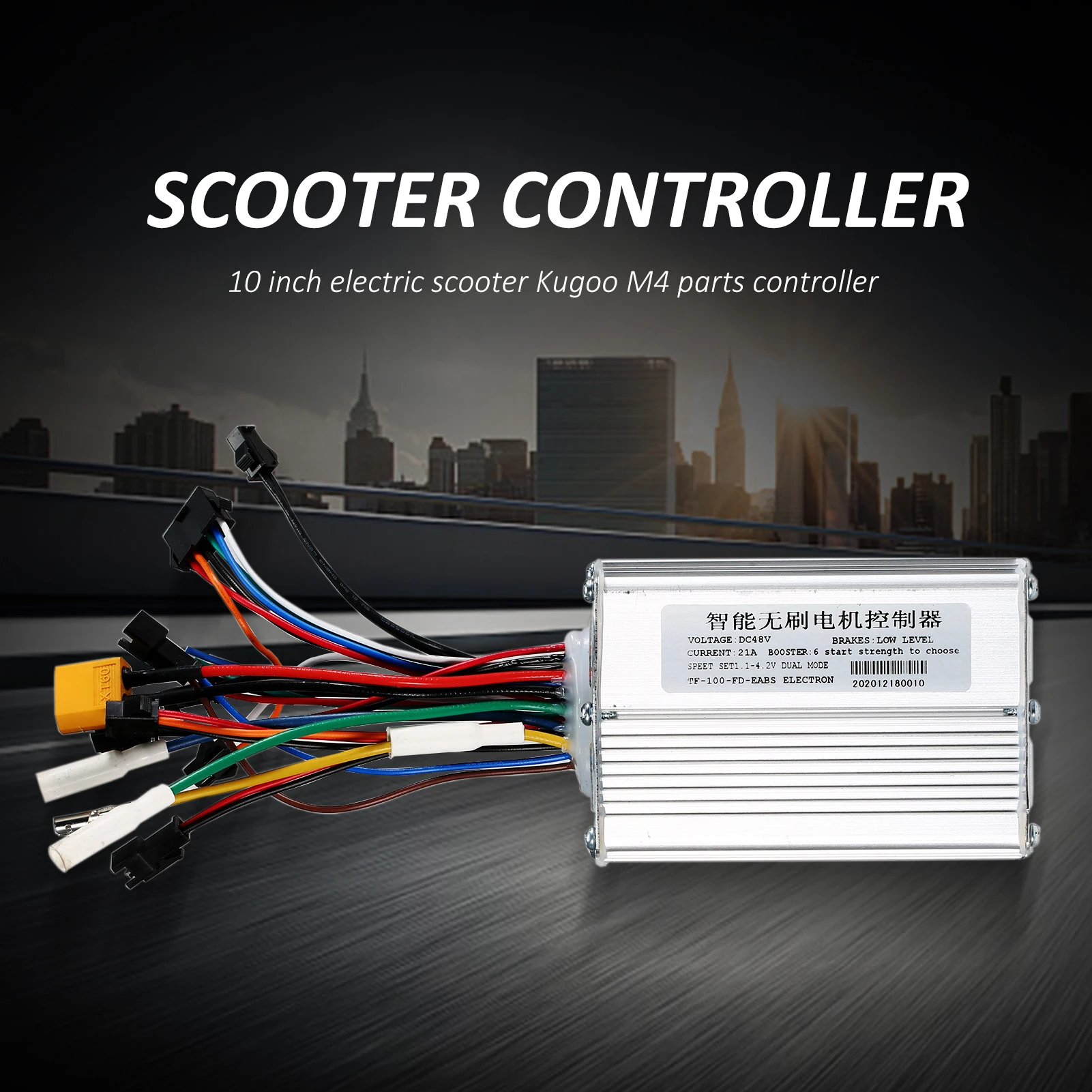 48V Aluminum Alloy Electric Scooter Motor Controller Intelligent Brushless Motor Controller Replacement For 10 Inch Kugoo M4 
48V Aluminum Alloy Electric Scooter Motor Controller Intelligent Brushless Motor Controller Replacement For 10 Inch Kugoo M4