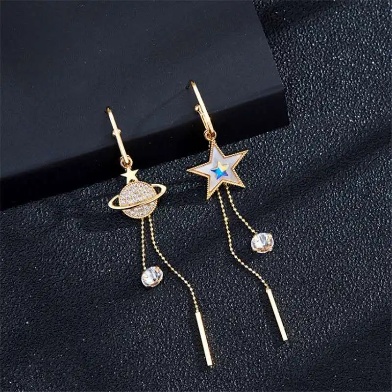 Charm Planet Long Crystal Tassel Gold Color Hanging Dangle Earrings for Women Wedding Drop Earing Fashion Elegant Jewelry Gift
Charm Planet Long Crystal Tassel Gold Color Hanging Dangle Earrings for Women Wedding Drop Earing Fashion Elegant Jewelry Gift
