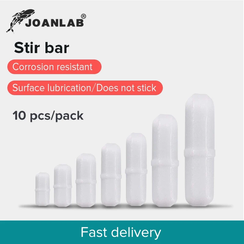 JOANLAB Magnetic Stirrer Bar Size 15mm 20mm 25mm 28mm 30mm 35mm 40mm PTFE Magnetic Stirrer Mixer Stir Bars 10 pcs Lab Supplies
JOANLAB Magnetic Stirrer Bar Size 15mm 20mm 25mm 28mm 30mm 35mm 40mm PTFE Magnetic Stirrer Mixer Stir Bars 10 pcs Lab Supplies