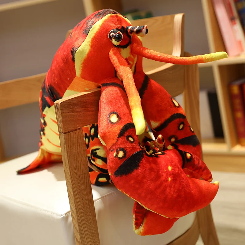 

40/60/80/100/120cm Simulation Lobster Plush Toy Doll Stuffed Sea Animal lobster pillow Creative Soft Kid Toys high quality gift