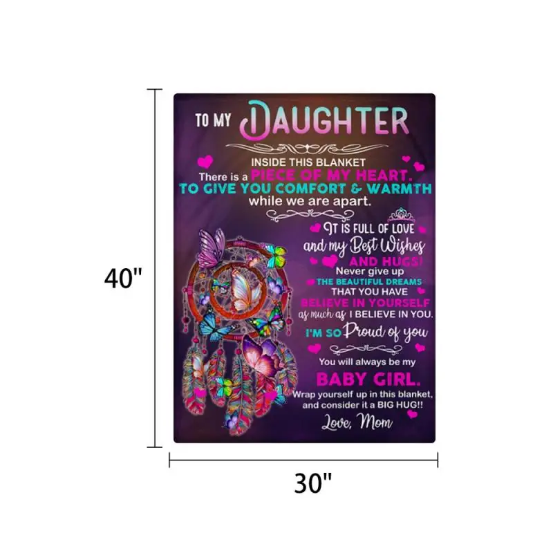 Message Blanket To My Daughter Message Letter Quilt Blanket Spanish Languages Print Home Textiles Bed Sofa Express Love Blanket
Message Blanket To My Daughter Message Letter Quilt Blanket Spanish Languages Print Home Textiles Bed Sofa Express Love Blanket