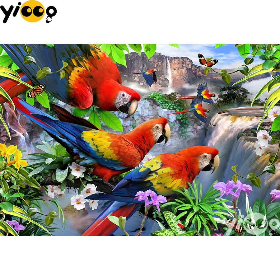 Full Square/Round Drill Diamond Painting Cross Stitch Embroidery Parrots in Jungle Rhinestone Mosaic Home Decor Gift BX2230
Full Square/Round Drill Diamond Painting Cross Stitch Embroidery Parrots in Jungle Rhinestone Mosaic Home Decor Gift BX2230