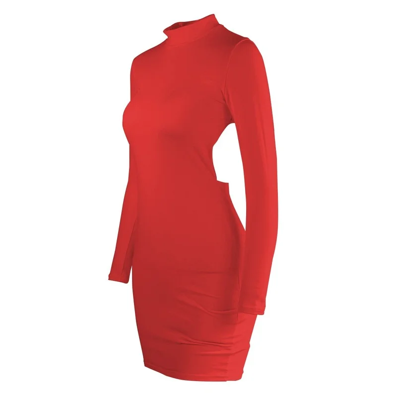 Sexy Turtleneck Black Dress Women Backless Hollow Bodycon Dresses for Ladies Spring Autumn Slim Long Sleeves Plus Size Clothes
Sexy Turtleneck Black Dress Women Backless Hollow Bodycon Dresses for Ladies Spring Autumn Slim Long Sleeves Plus Size Clothes
