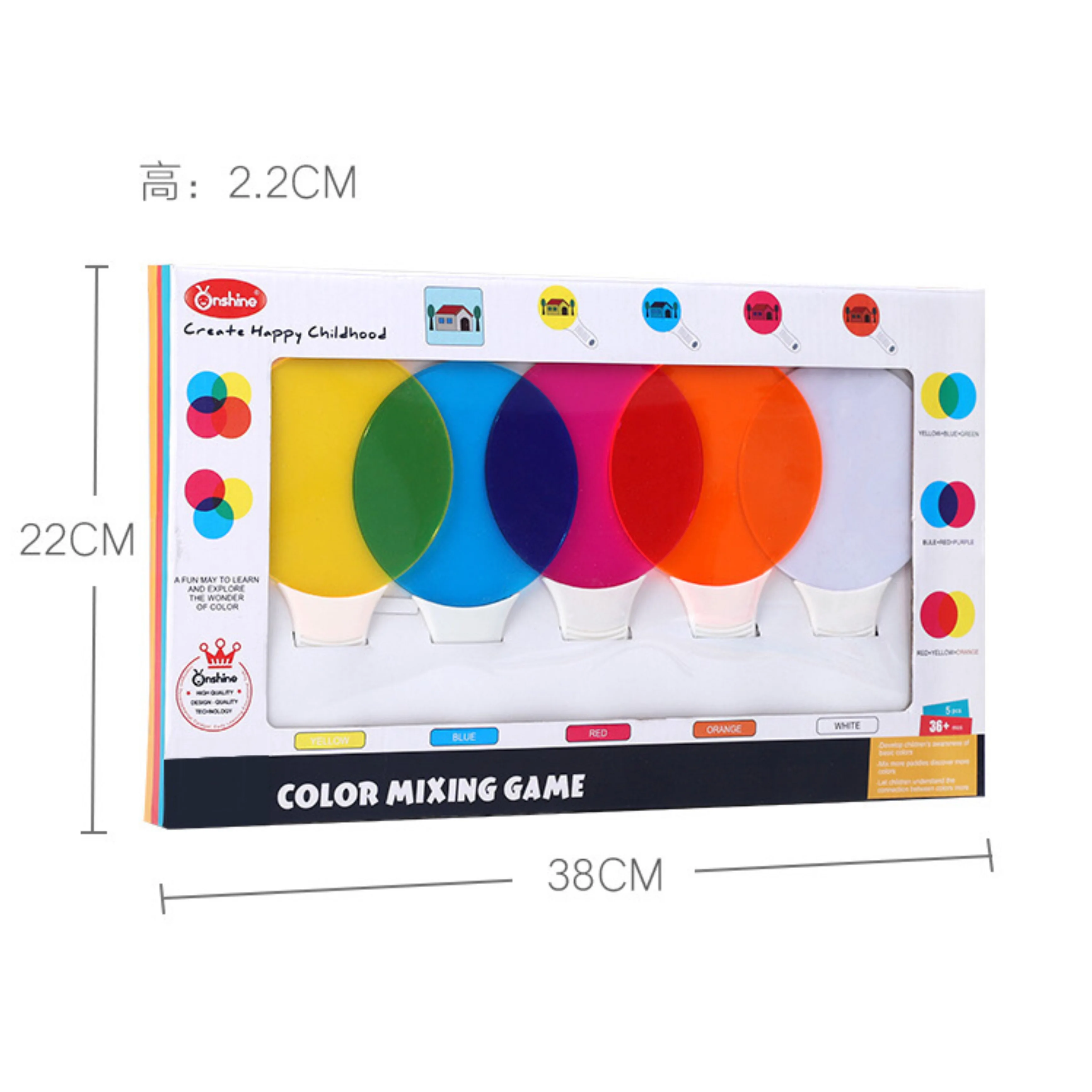 Kids Physics Science Toys Color Mixing Game Montessori Educational toy developing Color perception for Children
Kids Physics Science Toys Color Mixing Game Montessori Educational toy developing Color perception for Children