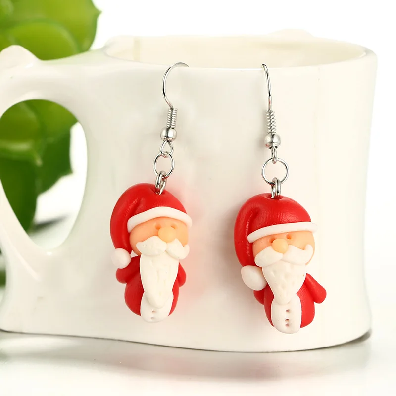 1Pairs Handmade Santa Claus Christmas Earrings Ear Stud Snowman Polymer Clay Women Jewelry Best Christmas Gifts Soft Ceramics
1Pairs Handmade Santa Claus Christmas Earrings Ear Stud Snowman Polymer Clay Women Jewelry Best Christmas Gifts Soft Ceramics