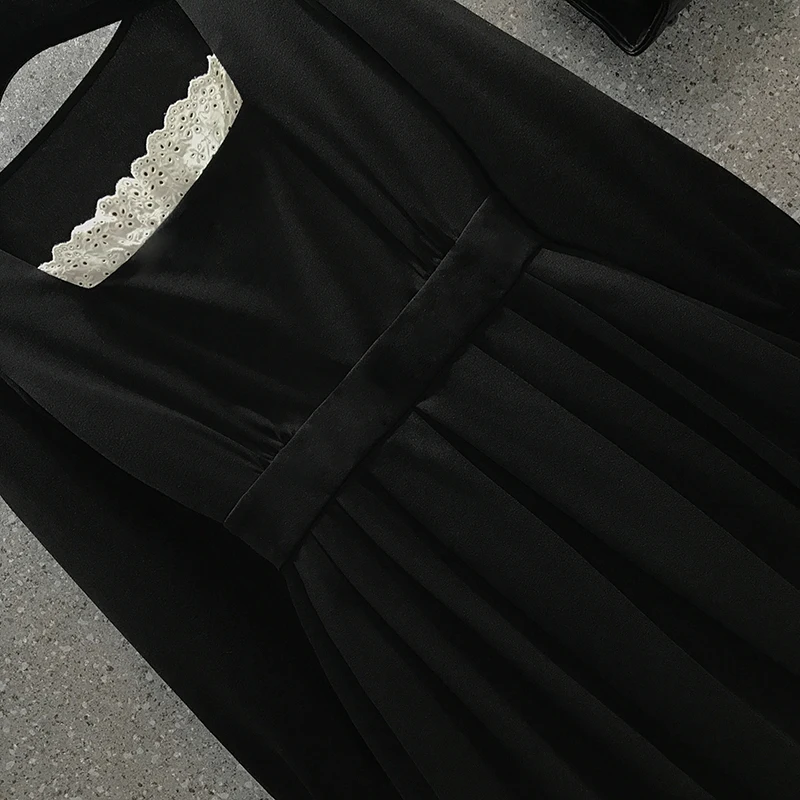 2021 European and American style fashion lace Patchwork dresses vestido long Sleeve square collar elegant vintage long dress
2021 European and American style fashion lace Patchwork dresses vestido long Sleeve square collar elegant vintage long dress