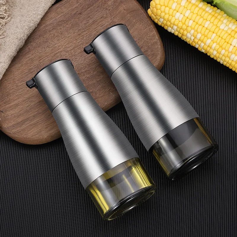 320mlStainless Steel Cooking Seasoning Bottle Sauce Bottle Glass Storage Bottles for Oil and Creative Kitchen Tools Accessories
320mlStainless Steel Cooking Seasoning Bottle Sauce Bottle Glass Storage Bottles for Oil and Creative Kitchen Tools Accessories