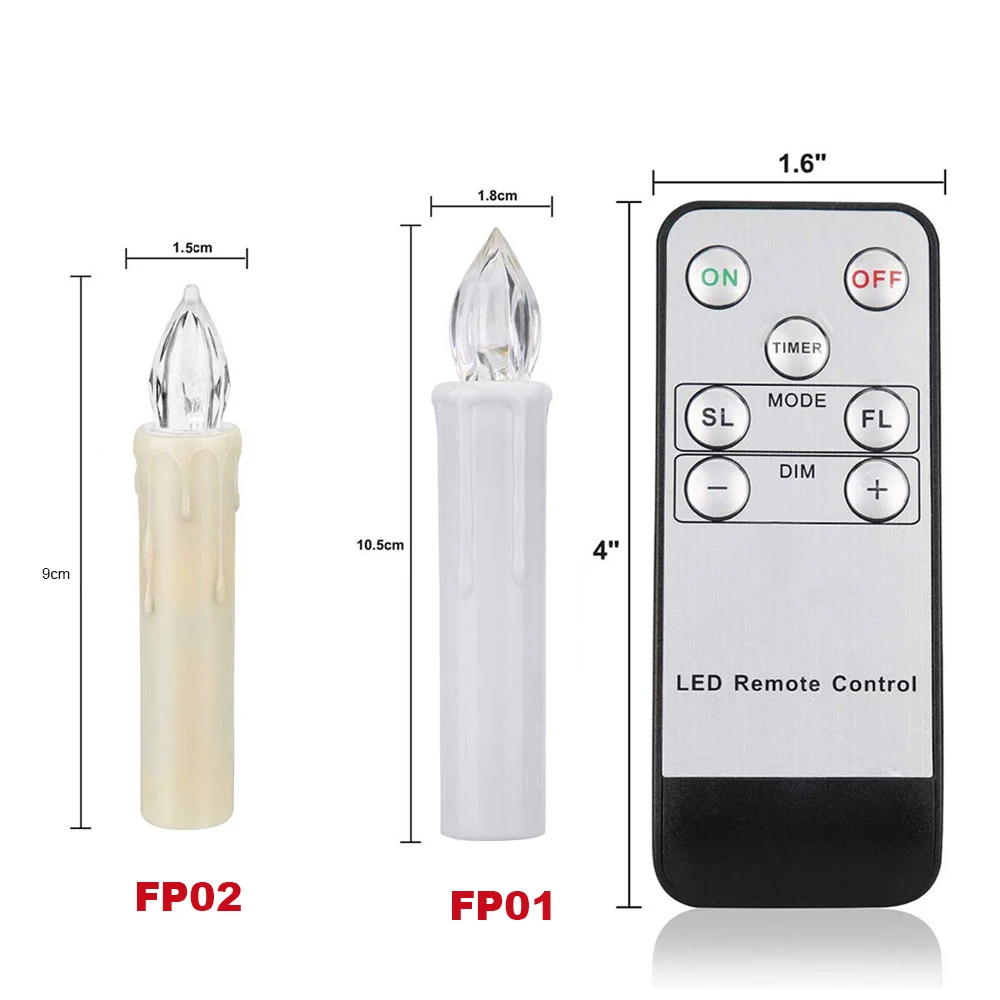 New Years/Christmas LED Candles Light Flameless Remote for Home Dinner Party Christmas Tree Decoration Lamp
New Years/Christmas LED Candles Light Flameless Remote for Home Dinner Party Christmas Tree Decoration Lamp