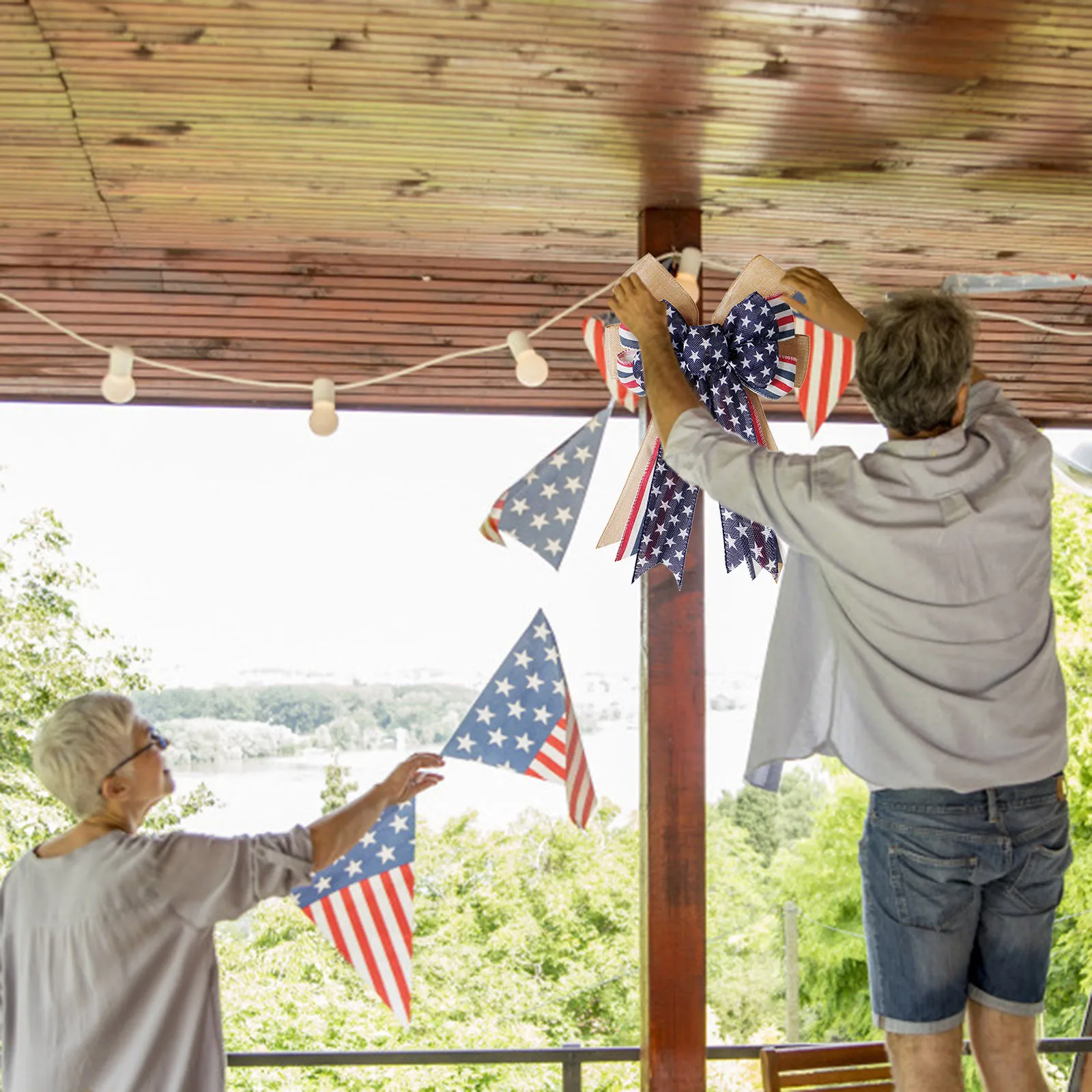 Bow Garland Us Flag Patters Wreaths Independence Day Patriotic Bow Stars Bow Wreath Indoor Outdoor Decorations Hanging Garland
Bow Garland Us Flag Patters Wreaths Independence Day Patriotic Bow Stars Bow Wreath Indoor Outdoor Decorations Hanging Garland