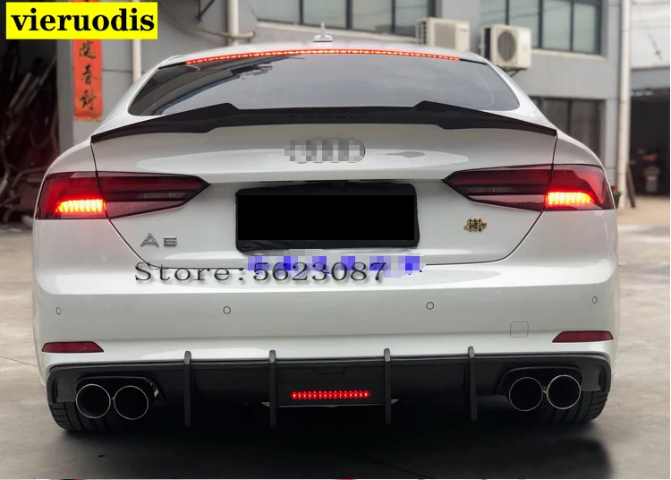 A5 S5 Carbon Fiber Rear Trunk Wing Spoiler For AUDI A5 S5 RS5 Coupe Car Styling 2017-2019
A5 S5 Carbon Fiber Rear Trunk Wing Spoiler For AUDI A5 S5 RS5 Coupe Car Styling 2017-2019