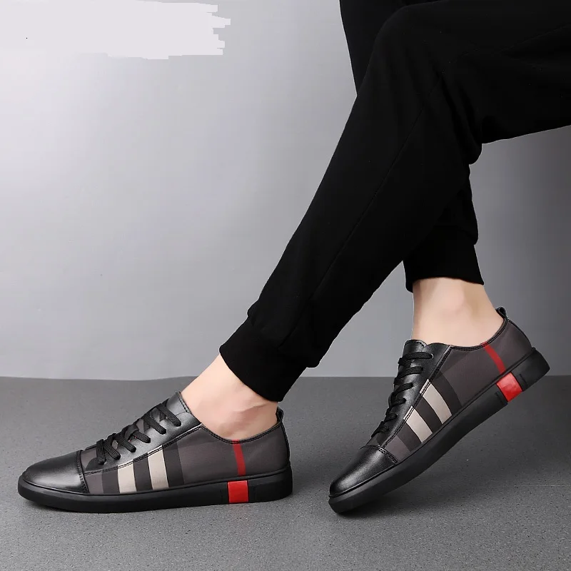 2020 Fashion Breathable Skateboard Casual Shoes Men Sneakers High Quality White Black Trainers Genuine Leather Shoes
2020 Fashion Breathable Skateboard Casual Shoes Men Sneakers High Quality White Black Trainers Genuine Leather Shoes