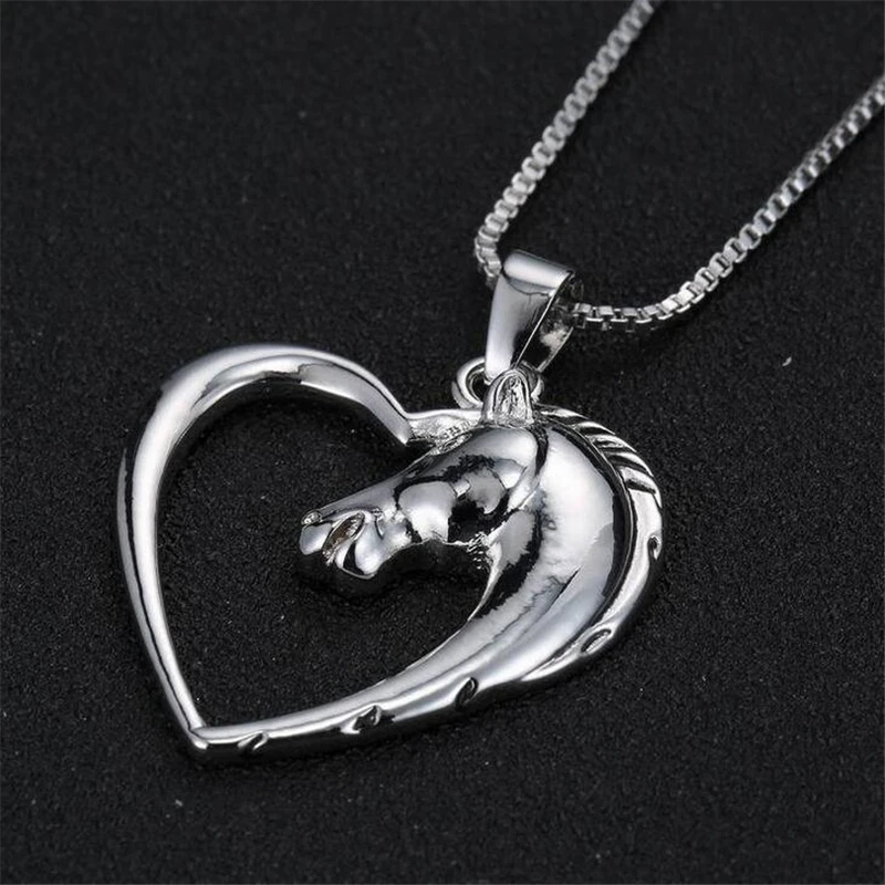 Fashion Cute Animal Horse Pendant Necklace For Women Dainty Silver Color Chain Clothing Costume Jewelry Accessories Wholesale
Fashion Cute Animal Horse Pendant Necklace For Women Dainty Silver Color Chain Clothing Costume Jewelry Accessories Wholesale