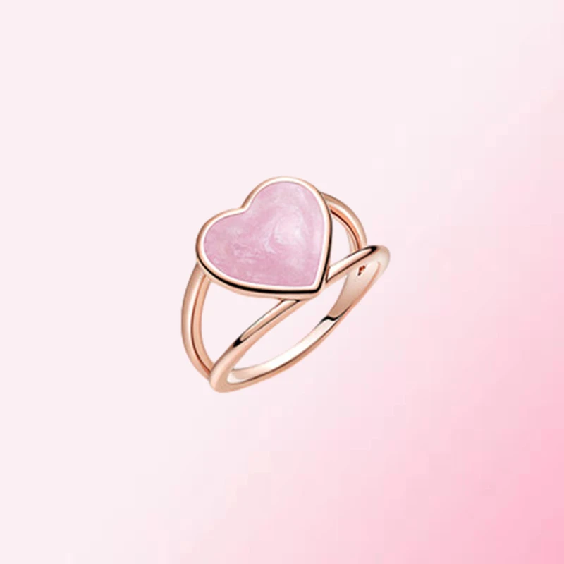 High 1:1 Make Quality Original 925 Sterling Silver Custom Rose Gold Pink Heart Shape DIY Ring
High 1:1 Make Quality Original 925 Sterling Silver Custom Rose Gold Pink Heart Shape DIY Ring