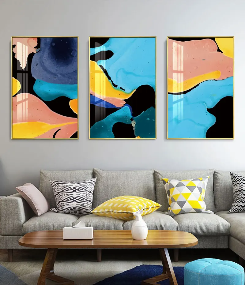 Modern Watercolor Abstract Texture Canvas Poster Geometric Color Block Wall Art Print Wall Pictures for Living Room Home Décor
Modern Watercolor Abstract Texture Canvas Poster Geometric Color Block Wall Art Print Wall Pictures for Living Room Home Décor