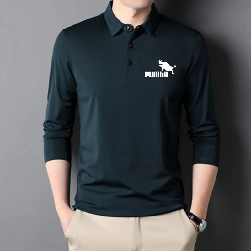 Men's Early Spring New Products Pure Cotton Slim Long Sleeve Polo Shirt Lapel Collar Casual Print Pumba Pattern Tops
Men's Early Spring New Products Pure Cotton Slim Long Sleeve Polo Shirt Lapel Collar Casual Print Pumba Pattern Tops