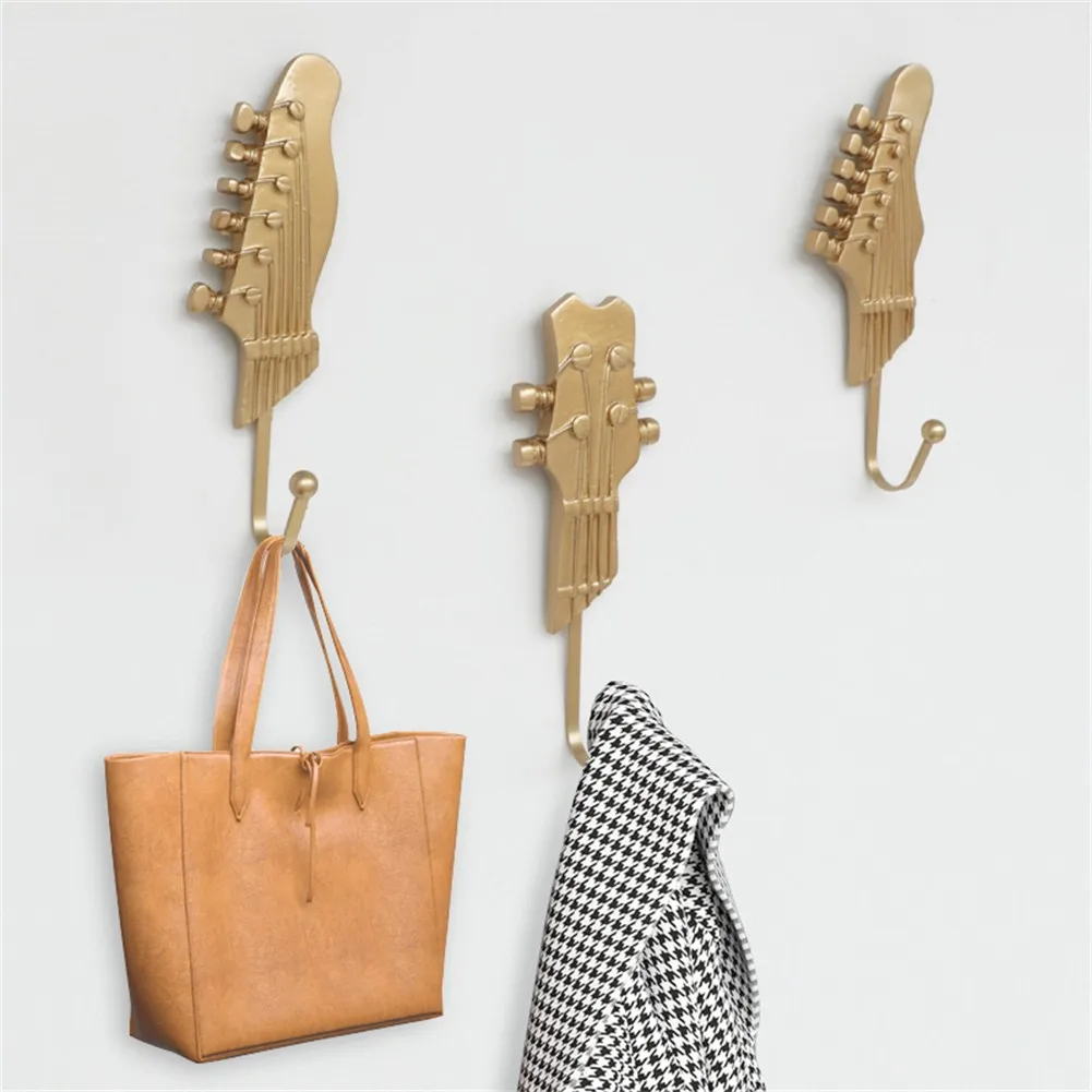 3pcs Creative Guitar Heads Hooks Wall Mount Hanger For Hat Clothes Key Coat Towel Home Decoration Kitchen Storage Hook
3pcs Creative Guitar Heads Hooks Wall Mount Hanger For Hat Clothes Key Coat Towel Home Decoration Kitchen Storage Hook