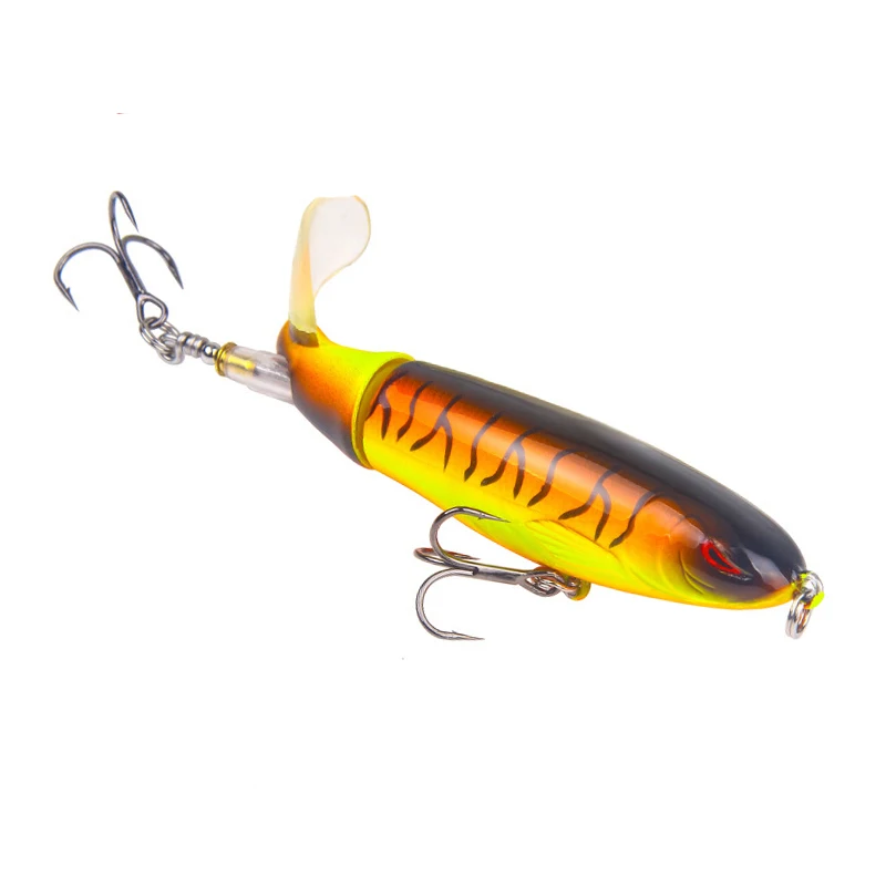 1 Pcs 10cm/14cm Topwater Fishing Lure Whopper Popper Artificial Bait Hard Plopper Soft Rotating Tail Fishing Tackle Fishing Bait
1 Pcs 10cm/14cm Topwater Fishing Lure Whopper Popper Artificial Bait Hard Plopper Soft Rotating Tail Fishing Tackle Fishing Bait
