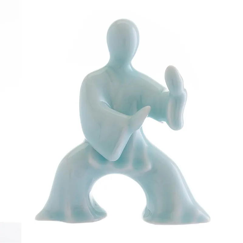 Jingdezhen Kung Fu Tai Chi Character Ceramic Ornaments Chinese Living Room Study Crafts Home Decorations
Jingdezhen Kung Fu Tai Chi Character Ceramic Ornaments Chinese Living Room Study Crafts Home Decorations