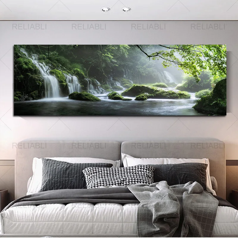 Modern Big Size Natural Waterfall Landscape Picture Canvas Painting Wall Art Prints for Living Room Bedroom Home Decor Cuadros
Modern Big Size Natural Waterfall Landscape Picture Canvas Painting Wall Art Prints for Living Room Bedroom Home Decor Cuadros