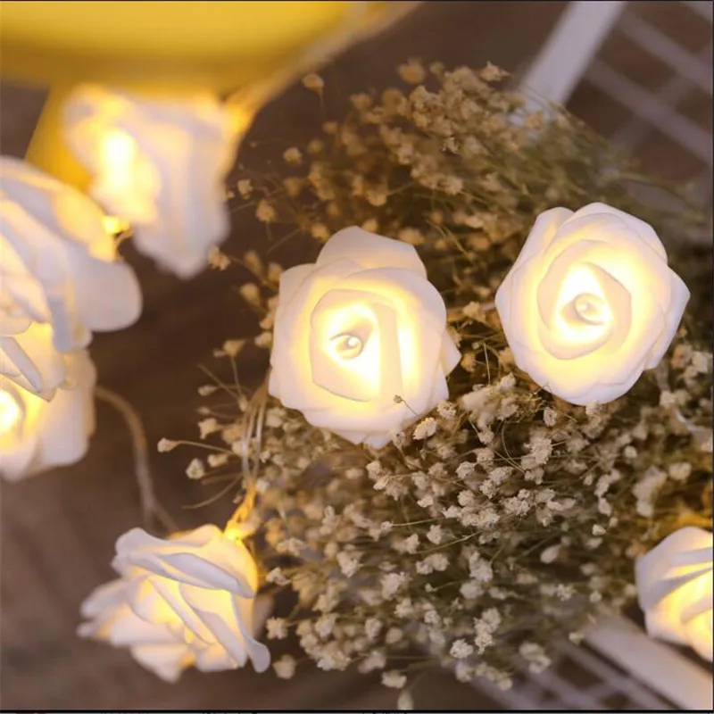2020 Valentine's Day New Styles 3M 20LED Rose String Lights Party Holiday Wedding Decoration Lamp 20Roses for Home Window KTV
2020 Valentine's Day New Styles 3M 20LED Rose String Lights Party Holiday Wedding Decoration Lamp 20Roses for Home Window KTV