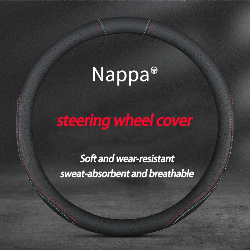 Steering Wheel Cover Leather for Bmw E46 Car Accesorries Interior Case Seat Covers Round Auto Acessories Accessory for Golf 7 4 
Steering Wheel Cover Leather for Bmw E46 Car Accesorries Interior Case Seat Covers Round Auto Acessories Accessory for Golf 7 4