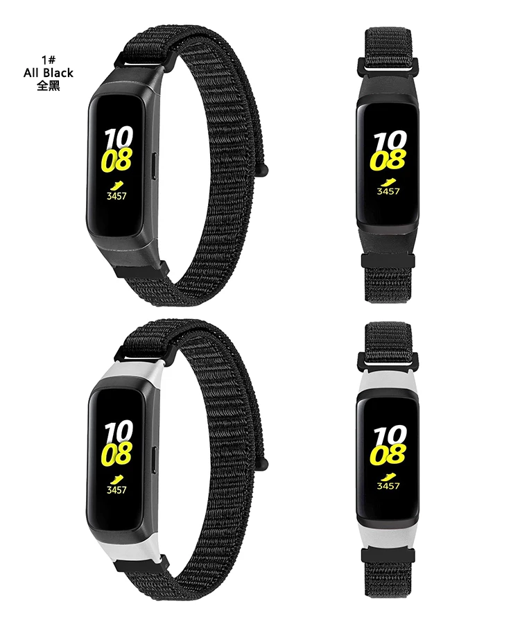Tschick 12 мм нейлон сменный Браслет для Samsung Galaxy Fit SM R370 спортивные часы ремешок