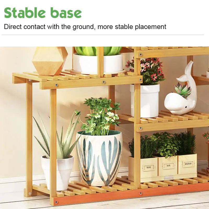 7 Tiers Plant Shelves Bamboo Potted Flower Plant Stand Rack Flower Pot Holder Shelf Indoor Outdoor Planter Display Organizer
7 Tiers Plant Shelves Bamboo Potted Flower Plant Stand Rack Flower Pot Holder Shelf Indoor Outdoor Planter Display Organizer