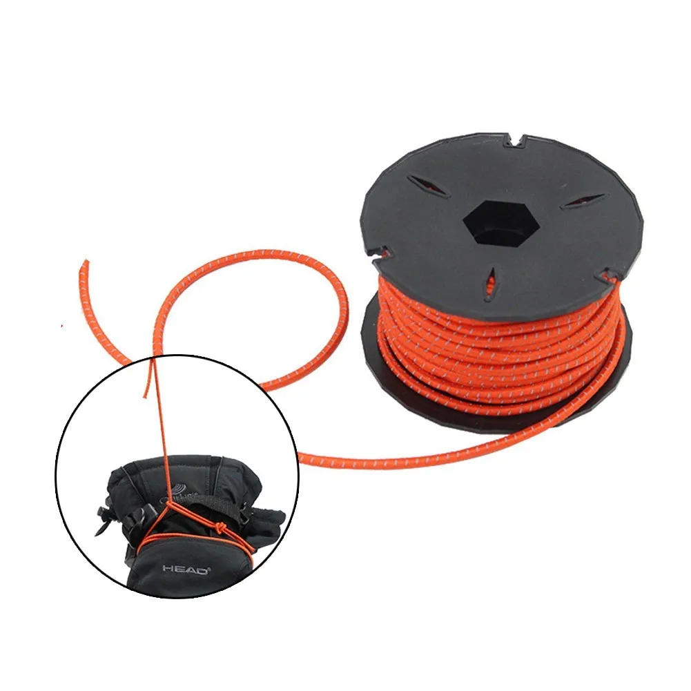 Reflective Elastic Rope 3mm X 15 Meter Loop Rope For Outdoor Craft Cargo Nets DIY Rescue Tied Tent Rope 2021 New
Reflective Elastic Rope 3mm X 15 Meter Loop Rope For Outdoor Craft Cargo Nets DIY Rescue Tied Tent Rope 2021 New
