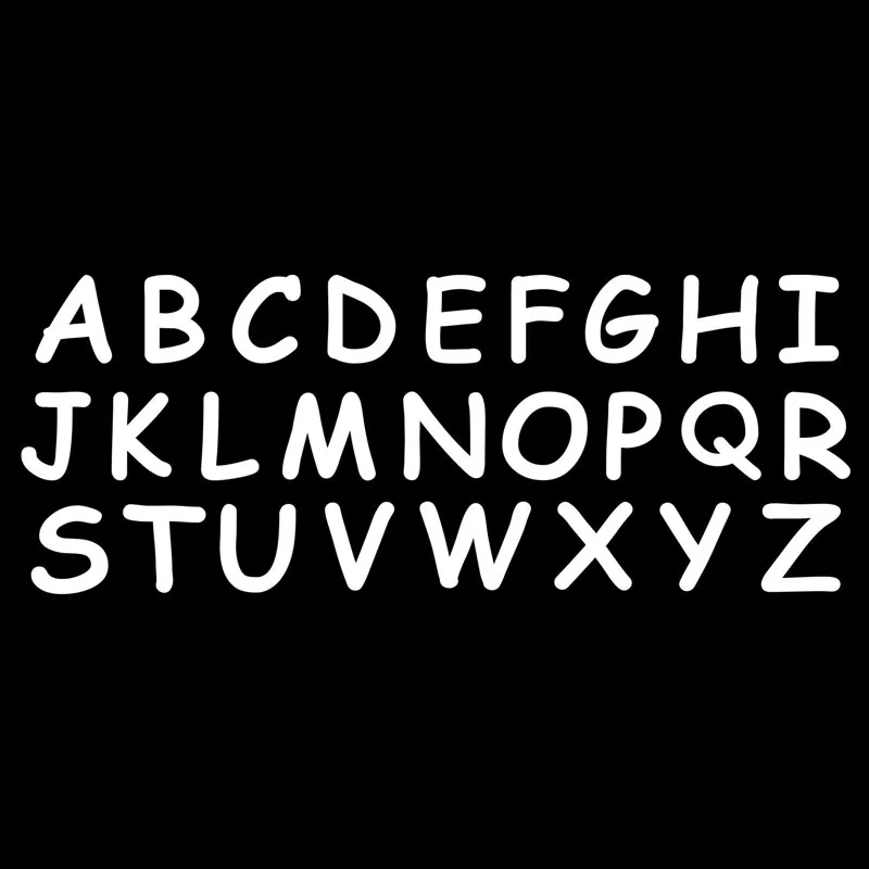 15cmx10cm Letter A-Z combination Vinyl Car stickers Decals Motorcycle Accessories Car-Window Decorative Goods PVC
15cmx10cm Letter A-Z combination Vinyl Car stickers Decals Motorcycle Accessories Car-Window Decorative Goods PVC