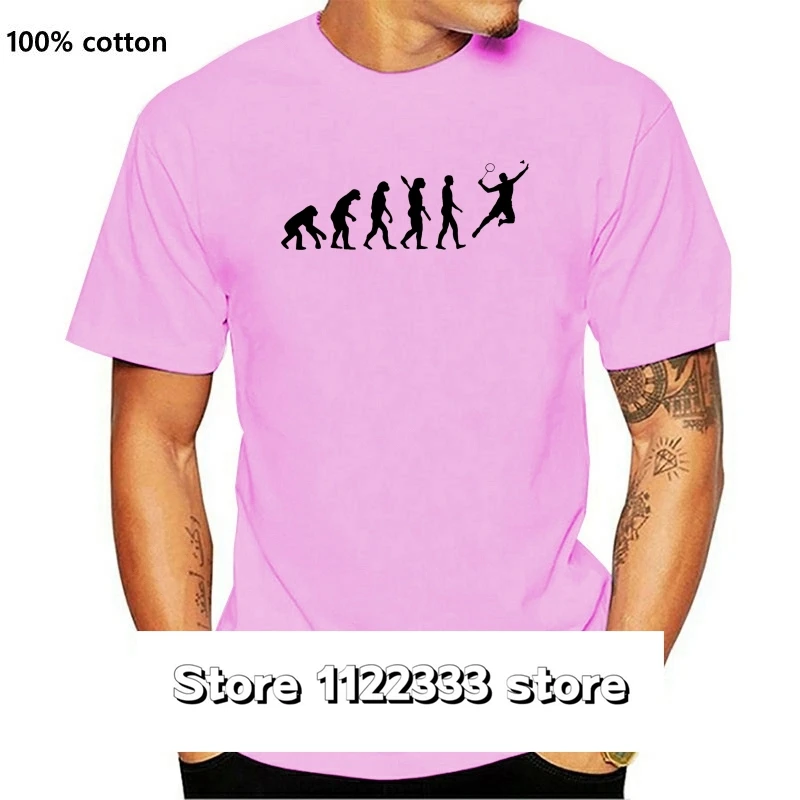 Camiseta divertida para hombres, camisa con diseo de evolución de bádminton, nueva, 2020
Camiseta divertida para hombres, camisa con diseo de evolución de bádminton, nueva, 2020