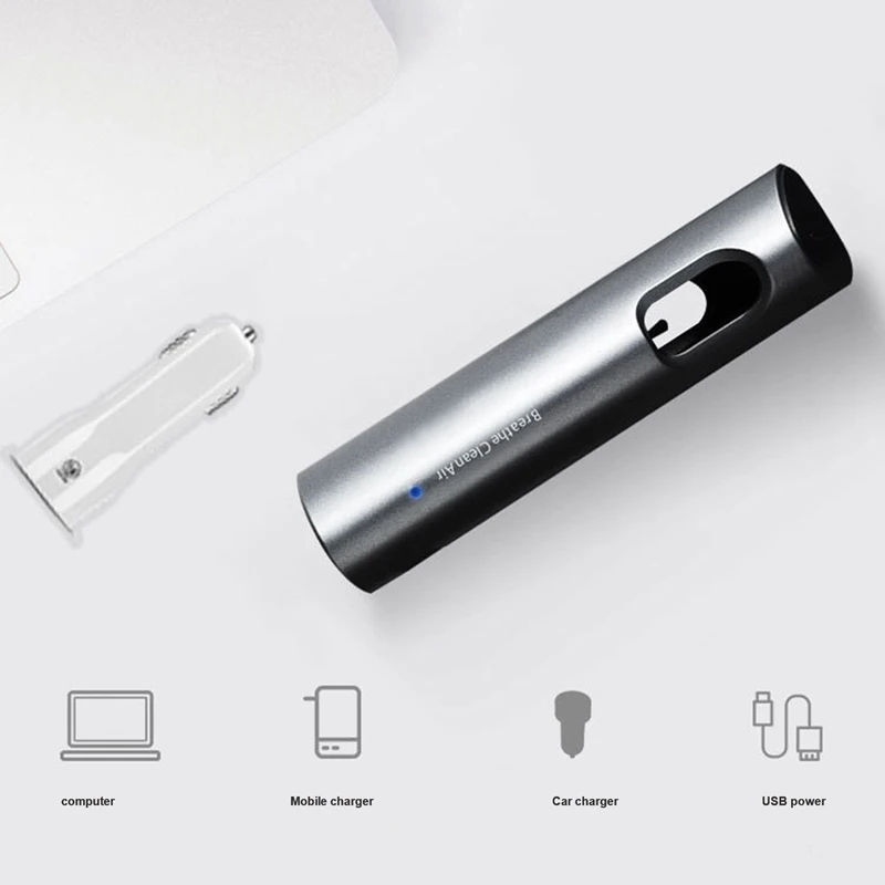 Car/Desktop Air Purifier, Noiseless Negative Ion Air Purifier with Air Quality Detection Function
Car/Desktop Air Purifier, Noiseless Negative Ion Air Purifier with Air Quality Detection Function