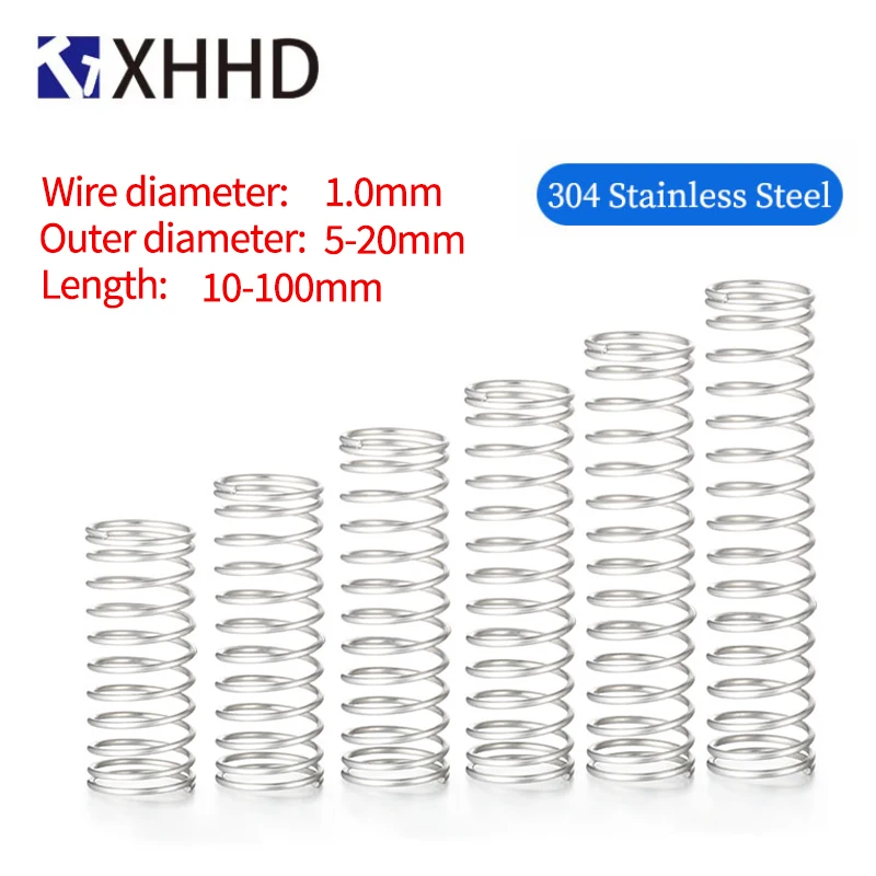 10pcs Springs 1.0mm Wire Diameter Rotor Return Compression Pressure Spring 304 Stainless Steel stretching spiral elastic
10pcs Springs 1.0mm Wire Diameter Rotor Return Compression Pressure Spring 304 Stainless Steel stretching spiral elastic