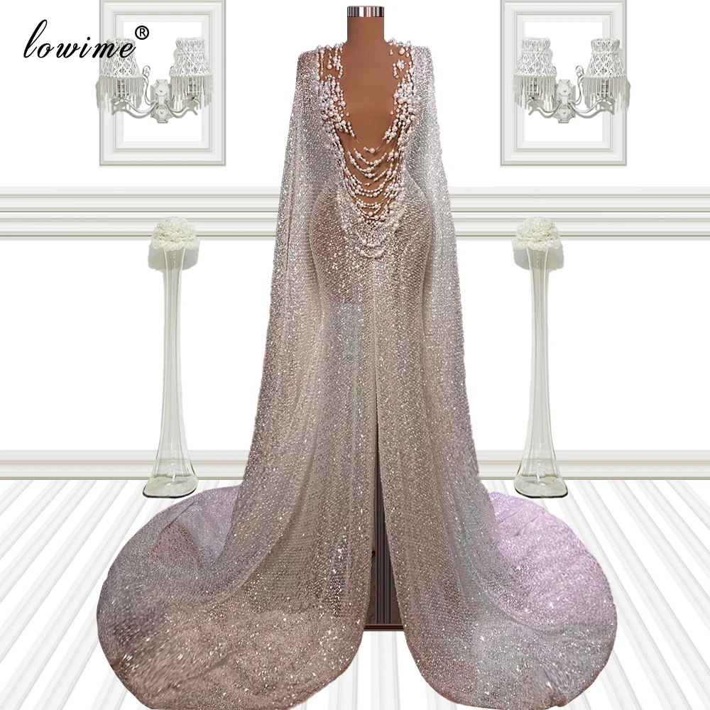 Plus Size Glitter Evening Dresses Long Sleeves Muslim Evening Gowns With Pearls Vintage Formal Celebrity Dresses Evening Wear
Plus Size Glitter Evening Dresses Long Sleeves Muslim Evening Gowns With Pearls Vintage Formal Celebrity Dresses Evening Wear