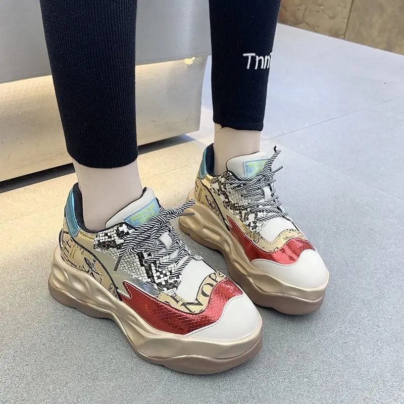 Sneakers Women Casual Platform Shoes New Fashion Sequins Ladies Trainers Designer Luxury Chunky Sneakers Woman Baskets Femme
Sneakers Women Casual Platform Shoes New Fashion Sequins Ladies Trainers Designer Luxury Chunky Sneakers Woman Baskets Femme