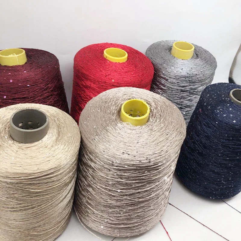 500g Silky Sequined Yarn Fashion Sequined Yarn Wiring Knitting Thread DIY Sweater Coat Crochet Yarn Special Knitting Thread
500g Silky Sequined Yarn Fashion Sequined Yarn Wiring Knitting Thread DIY Sweater Coat Crochet Yarn Special Knitting Thread